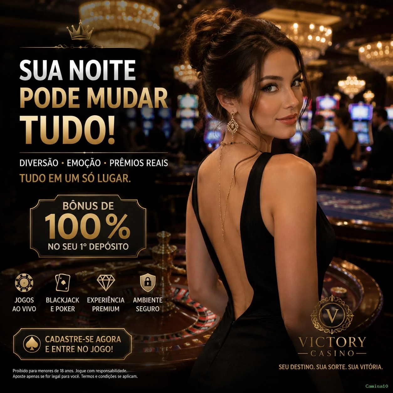 Ganhar e sacar na Camisa10
